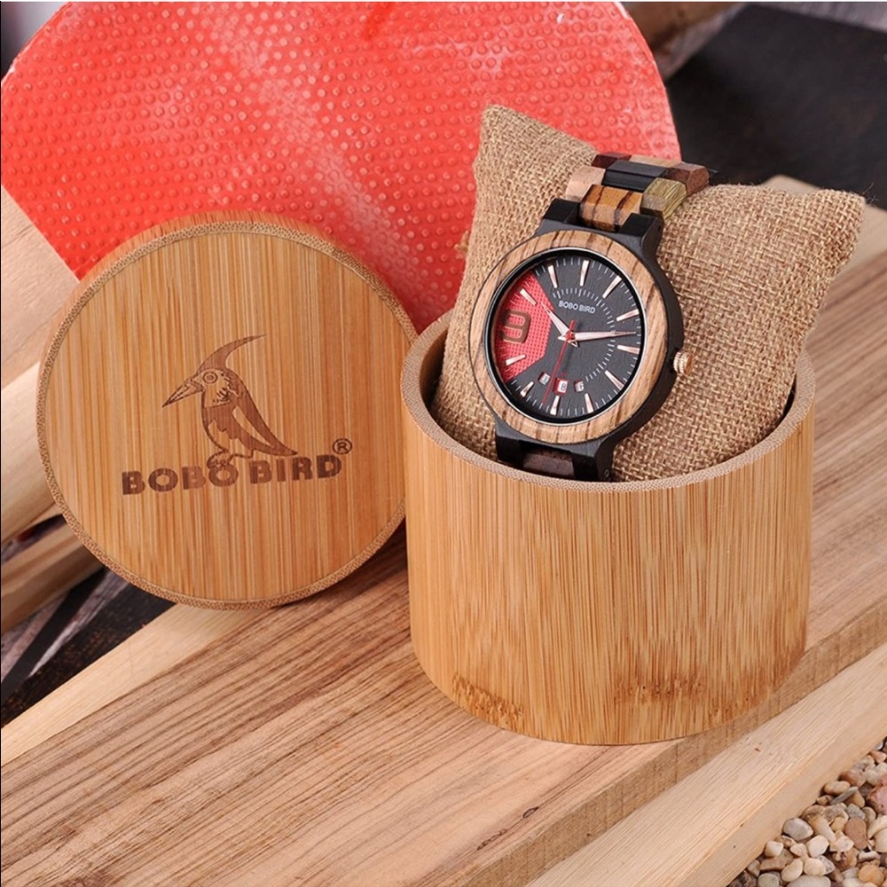 Mens Luxury Natural Colorful Wooden Watch (BRAND NEW) - Picture 2 of 8